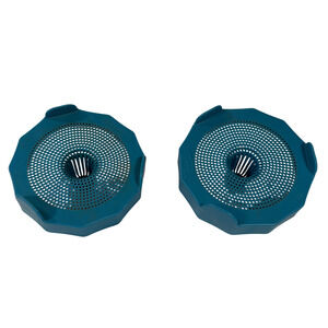 Masontops Wide Mouth Kefir Cap Strainer Lids Teal 3.5 in Lot of 2